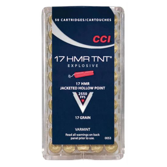 CCI 17HMR TNT HP 17GR 50/40 - Sale